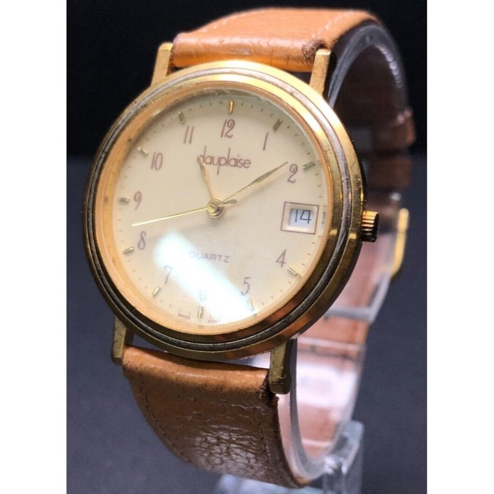 Vintage Women's Dauplaise Analog Watch - Untested - May Need Battery or Repair